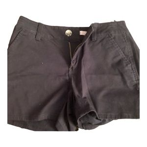 SO size 3 navy chino shorts with pockets very dark navy almost black NWT